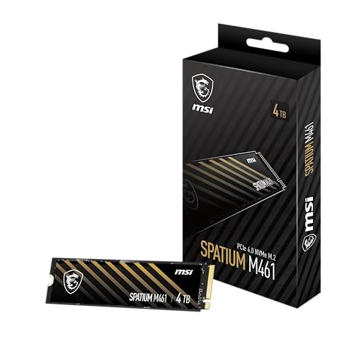 MSI SPATIUM M461 PCIe 4.0 NVMe M.2 4TB