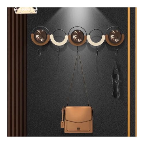 Perchero de pared y ganchos para colgar ropa en el dormitorio 7