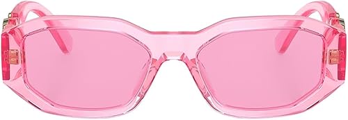 Miniatura 2 de Versace Niños VK 4429U 53705 Gafas de sol irregulares de plástico rosa transparente lente rosa