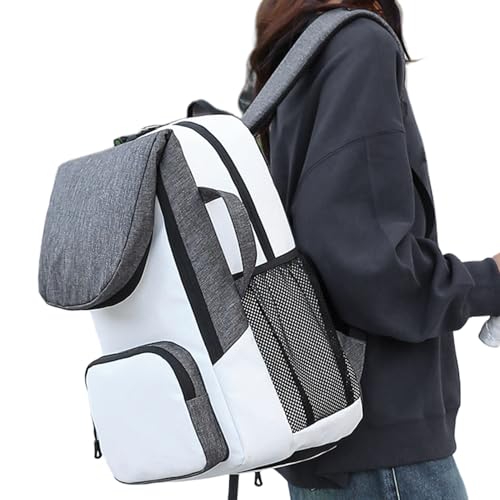 Sac à dos de raquette de tennis grande capacité avec compartiment chaussures