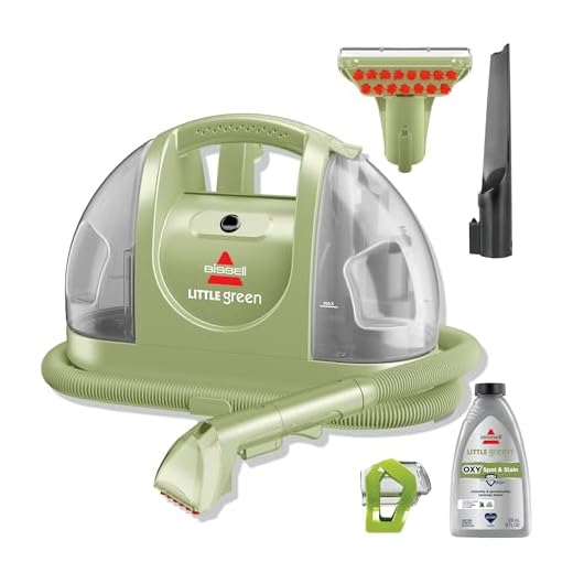 BISSELL Little Green Multi-Purpose Portable Carpet and Upholstery Cleaner, Green, 1400B
