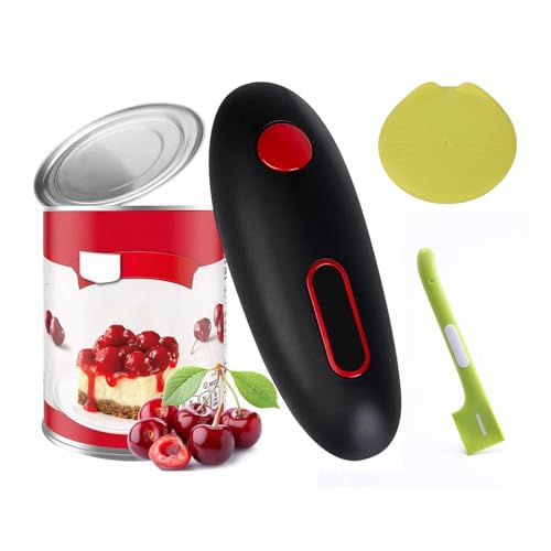 Can Opener Electrical, Electric One Touch Button Left Handed Can Opener, Suitable for Opening Cans of Various Sizes Electrical Can Opener