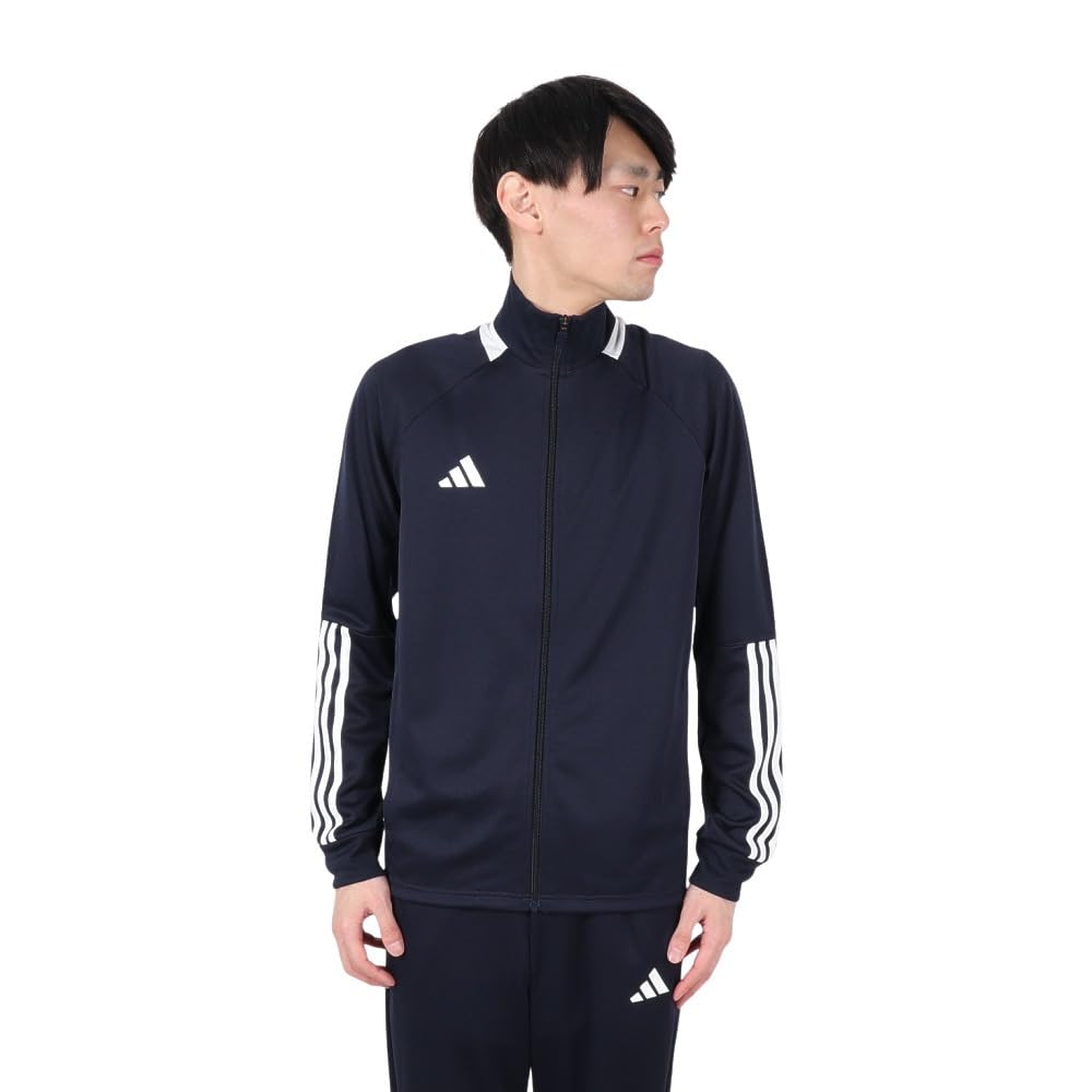 美品⭐️ adidas リフレクターロゴ ストレッチ セットアップ L ブラック adidas（アディダス） メンズ ジャージ 上下セット セレーノ AEROREADY