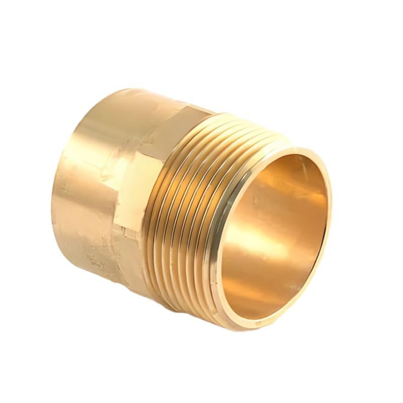 15mm x 1/2" Solder Ring Male Iron Adaptor - Pack of 2