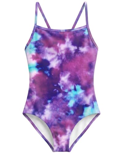 Image of weVSwe Baby Girl Swimsuit One Piece Swimsuit Cute Toddler Girls Sleeveless Bikini Kids 2-10 Years