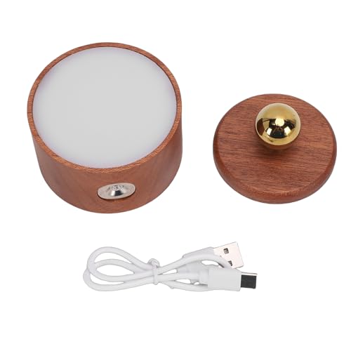 Lámpara de Pared LED de Madera Sólida Recargable Touch miniatura 5