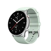 Amazfit GTR 2e Smart Watch with Curved Design, 1.39 Always-on AMOLED Display, SpO2 & Stress Monitor, Built-in Alexa, Built-in GPS, 24-Day Battery Life, 90+ Sports Models, 50+Watch Faces(Matcha Green)