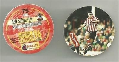MERLIN Magicap 1996 football pog / disc No 75 Southampton NEIL SHIPPERLEY
