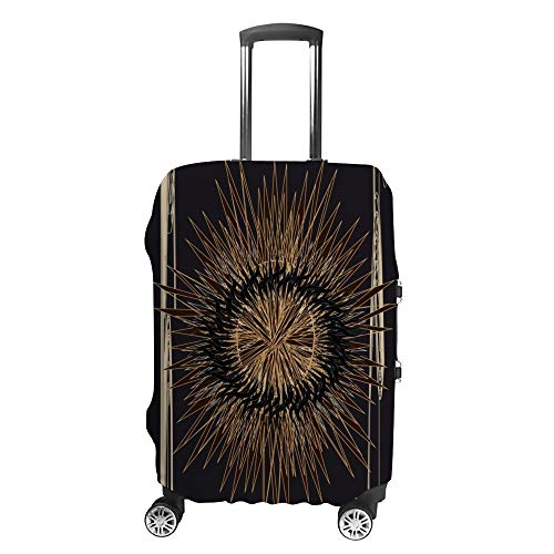 Housse de protection pour valise motif tarot noir pour voyager sereinement