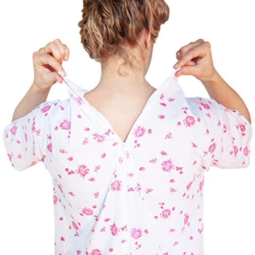 Pijama de Verano 100% Algodón con Mangas Cortas y Cremallera Trasera para Hombre o Mujer en 5 Tallas