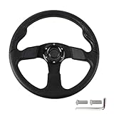 YEHICY 13.7" Golf Cart Steering Wheel for EZGO RXV TXT, Club Car DS, Club Car Precedent and Yamaha U