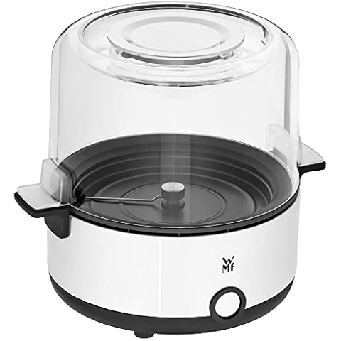 WMF Küchenminis Popcornmaschine für zuhause, Popcorn Maker, beschichtete Heizplatte, Deckel als Servierschale Cover