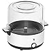 WMF Küchenminis Machine à pop-corn pour la maison, plaque chauffante revêtue, couvercle comme bol de service, ouverture pour faire fondre le beurre, pop-corn avec sucre et sel, peu encombrant, acier