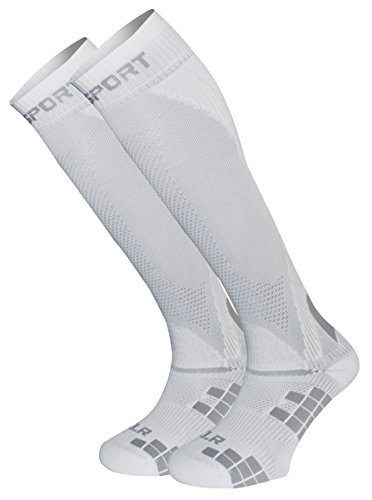 BV SPORT-Calze bianche XLR-Calze a compressione