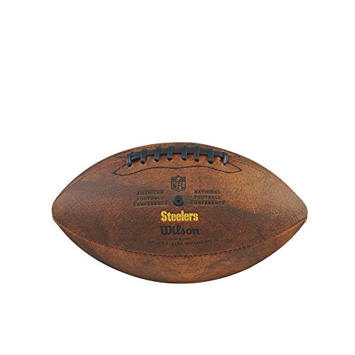 Bola Futebol Americano Nfl Jr Throwback Team Logo Pittsburgh Steelers, Wilson