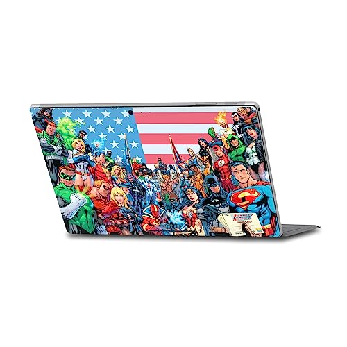 Autocollant Surface Pro 4/5/6 Justice League Vinyle Anti-Trace de Doigt
