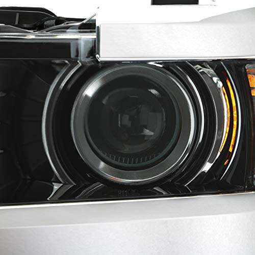 AKKON - Fits 2015-2019 Chevy Silverado 2500 3500 HD OE Chrome Projector Headlights Left & Right Replacement - Image 4