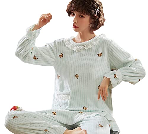 Pyjama en polaire corail femme anti-froid pour rester au chaud à la maison