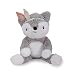 Lambs & Ivy Little Spirit Gray/White Plush Fox Stuffed Animal - Cheyenne