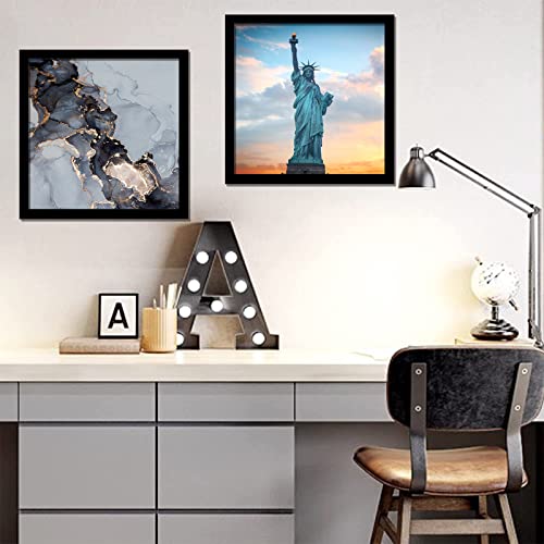 Omaigar 24X24 Picture Frame For 24By24 Square Poster Photo Canvas Certificate Black High Transparent Photo Frame Wall Desktop Horizontal Vertical 24 X 24 thumb #3