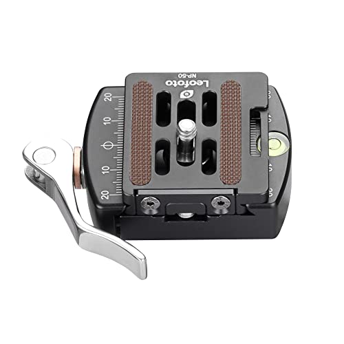 LEOFOTO LR-50+NP-50 Plateau rapide et adaptateur de fixation pour rotule photo