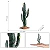 EOIVSH Desert Animal Figurines Set with Model Cactus - Artificial Greenery Plant Fake Cacti - Desert Diorama Project - Great for Sand Table Landscape Scene Accessories Decoration #3