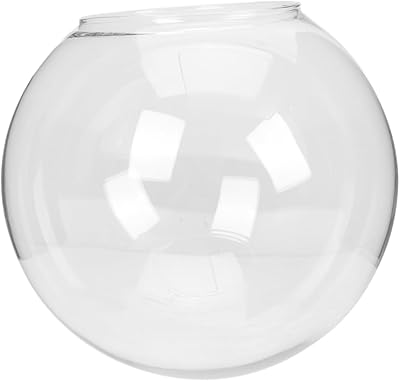 Veemoon Abat-jour Globe Verre Transparent ø Avec Fil Aluminium Argenté Abat-jour Pour Suspension Remplacement Lampe Design Élégant Et Lumineux Pour