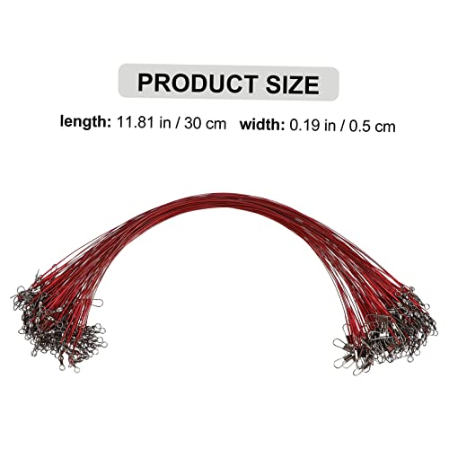 100 piezas cable de pesca resistente a corrosión miniatura 2