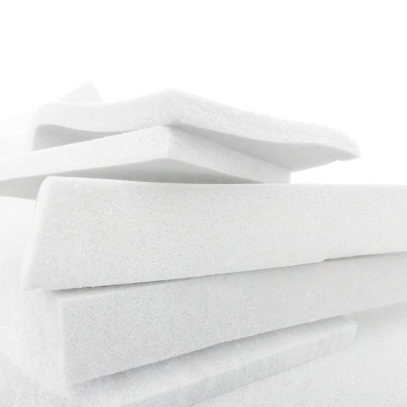 Nod Off High Density Cushions Seat Pad Upholstery Foam Sheet for Cushions Sofa Chair Foam Sheets for Crafts Cut To Any Size Dining Seat Stool Foam Sheet (14 X 14 X 1 inches)