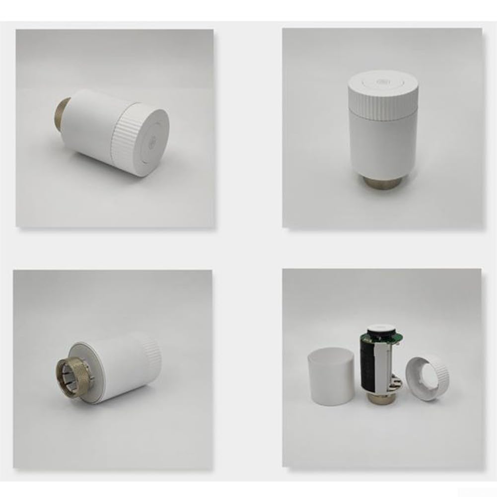 3 Stück Smartes Heizkörperthermostat, Heizungssteuerung per App und Smart Speaker, Geofencing, Fensteröffnungserkennung, Heizungsthermostat, Steuerung per Alexa-Google Assistant