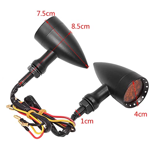 1 Conjunto De Luz Indicadora De Freio De Led Universal Para Motocicletas Para Harley Chopper Cruiser