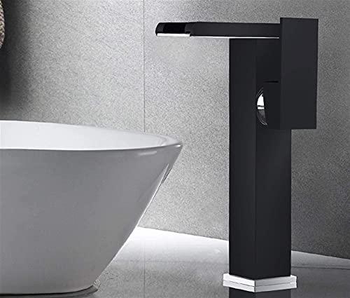 Robinet de cuisine mitigeur évier noir avec changement de couleur LED lavabo