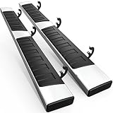 AUTOSAVER88 6.5' Running Boards Compatible with 2019-2026 Chevy Silverado/GMC Sierra 1500, 2020-2026 2500HD 3500HD Extended/Double Cab, Chrome Side Step Nerf Bars