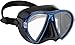 Cressi Ocean Mask Black/Blue - Máscara Individual Ocean para Buceo y Snorkel, Negro/Azul, Talla Única, Adultos