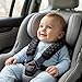 Pro Goleem Car Seat Strap Covers for Babies Soft Car Seat Strap Shoulder Pads for All Car Seats, Stroller, Pushcar, Black