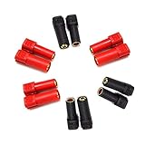 HRB 6 Pairs Amass XT150 Connector Adapter Set Female Male Plug 6mm Gold Banana Bullet Plug Connectors RC Lipo Battery ESC Motor