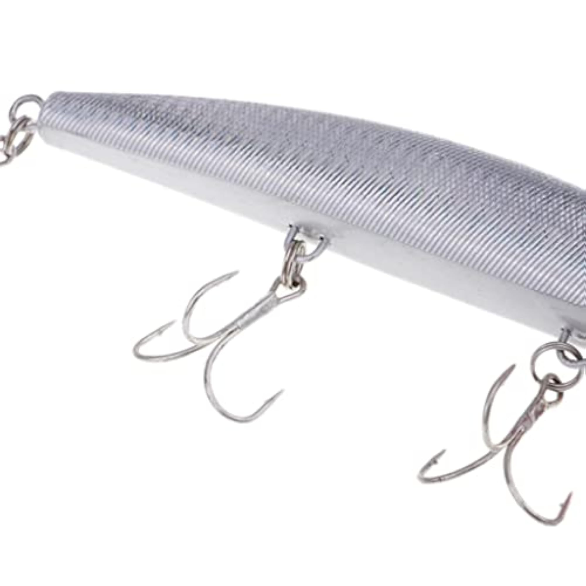 Sink Fishing Lure, Minnow Hard Bait Tackle 16cm/64g Silver