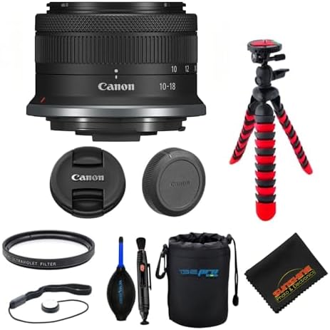 Canon RF-S10-18mm F4.5-6.3 is STM Ultra-Wide-Angle Zoom Lens, Mirrorless, Compact & Lightweight (Renewed) (Lens w/Sunshine Photo Advanced Accessories Bundle) image 2