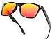 WearMe Pro - Horn Rimmed Sunglasses Revo Large Mirror Lens Sunglasses