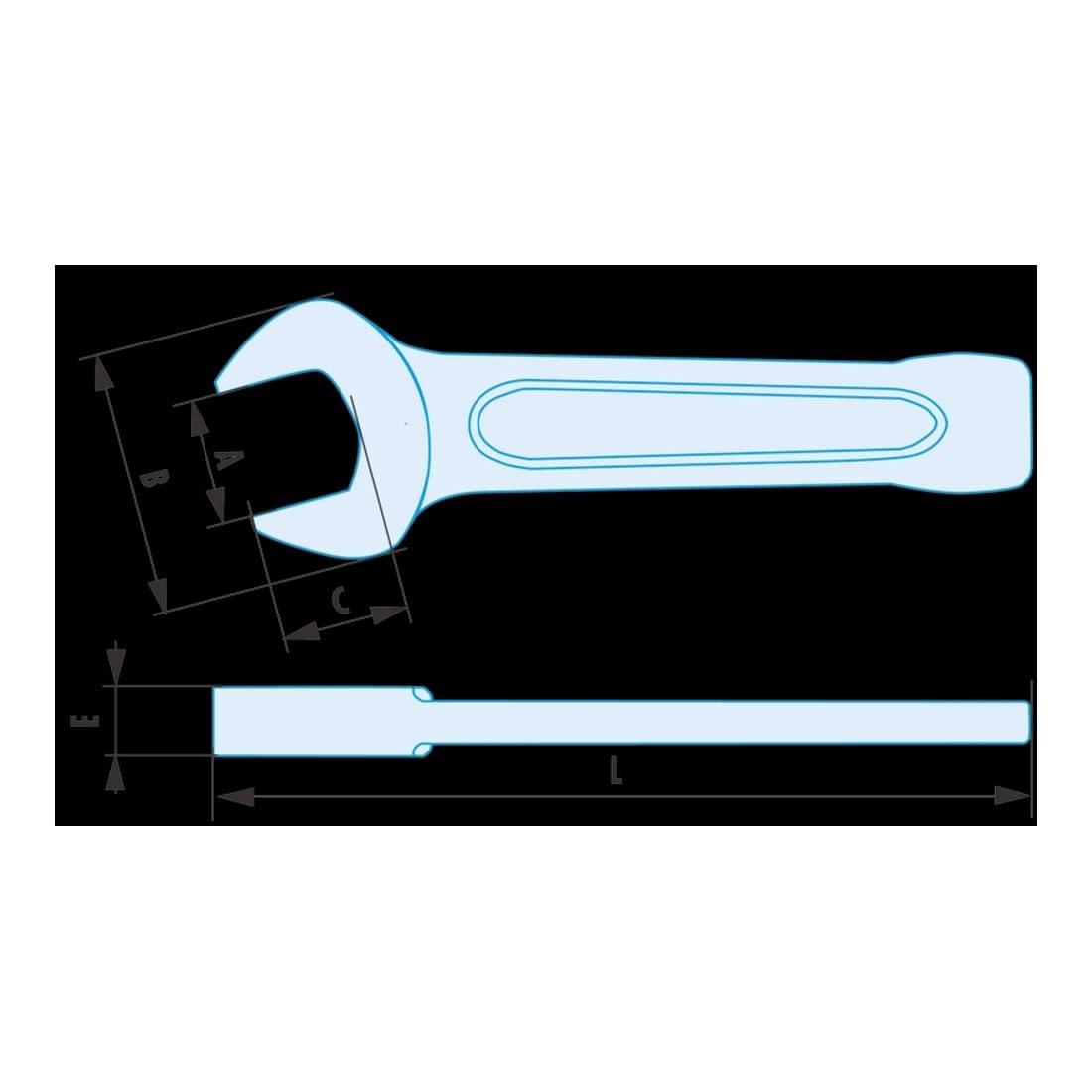 Facom 49.27SR - LLAVE FIJA DE GOLPE 27 MM ADF