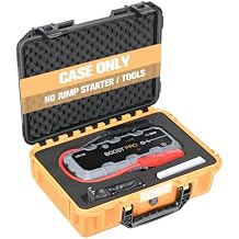 Hard Case for NOCO Boost GB150 3000A UltraSafe Jump Starter Box for 12V Boost Pack Power Bank, Jumper Cables & Accessories | Waterproof Hard Storage Box Portable Organizer for Travel Orange