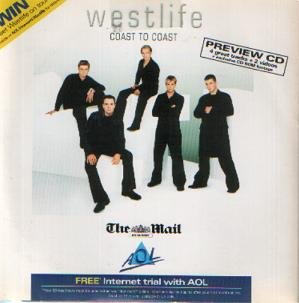 Image of WESTLIFE. COAST TO COAST - THE MAIL ON SUNDAY 2001 PREVIEW / SAMPLER CD