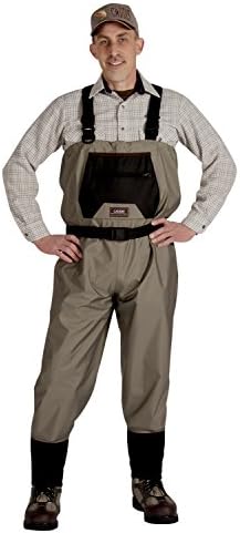 Caddis Men's Taupe Affordable Breathable Stocking Foot Wader, X-Large Long