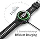 TiMOVO Ladekabel für Garmin Venu 3/ Venu 3S / Vivoactive 3 / Fenix 5 / 5S / 5X / 6 / 6S / 6X / 6X Plus/Forerunner 935 / Instinct, 1 Pack Halterung für die Ladestation mit USB-Kabel - Schwarz