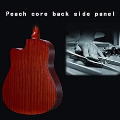 DYB Kit de démarrage de Guitare Classique pour débutant Sac à Dos épais à Pas de Corde réglable en épicéa Pick Sound… - Les Beatles, Paul McCartney, John Lennon, RIngo Starr, George Harrison DYB Kit de démarrage de Guitare Classique pour débutant Sac à Dos épais à Pas de Corde réglable en épicéa Pick Sound… – Image 5