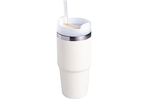Cream-Colored 14 Oz Tumbler: The Perfect Iced Coffee Companion