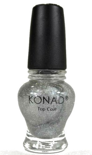 Konad Nail Art Stamping Princess Special Polish - Silver Glitter (12ml) by KONAD Nail Art