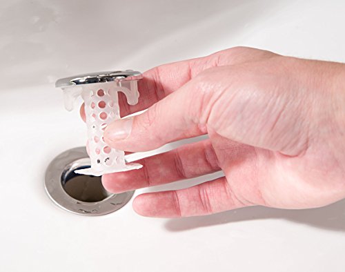 Tubshroom And Sinkshroom Drain Protectors Hair Catchers For Bathtubs And Sinks, Chrome #TOP4
