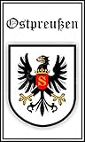 Gedruckt in den USA. Ostpreußen Deutschland Preußen Wappen Computer Tablet Aufkleber Aufkleber 7,6x12,7cm