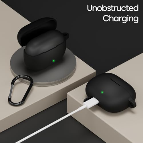 Sounce Earphone Case for Realme Buds T310 & T300, Black - Image 4